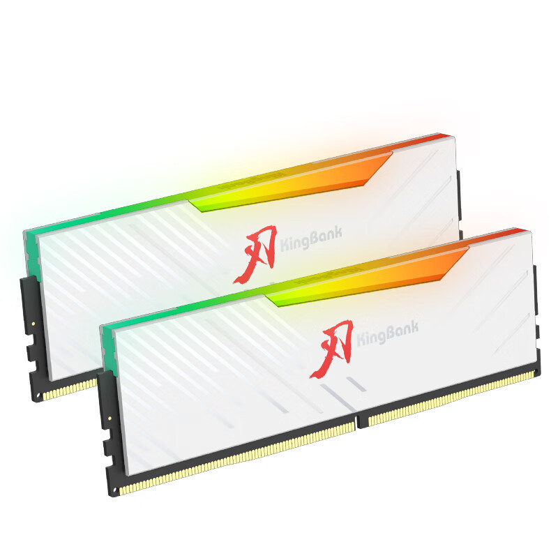 Панель памяти Jinbaida/KINGBANK White Blade RGB 3600 6000 6400 6800 DDR4/DDR5