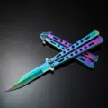 Colored double pointed tip without cutting edge