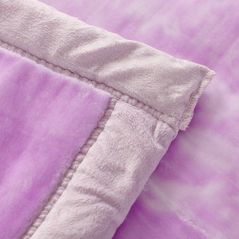 Blanket thickened double-layer cloud blanket plain three-dimensional carved embossed velvet blanket wedding gift blanket Raschel blanket blanket