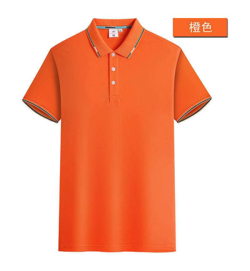 短袖冰丝棉商务polo衫定制印logo男女工作服广告文化t恤订做刺绣