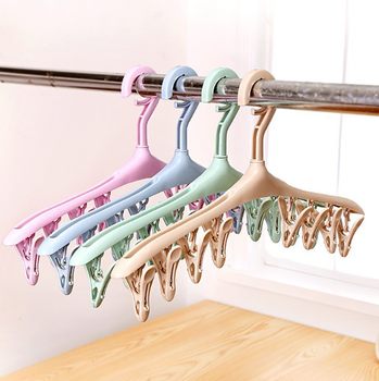 Sock Drying Rack Dormitory Multi-Clip Functional Sock Rack Clothes Drying Rack Sock Rack Household Underwear Hanger Clothes Drying Rack