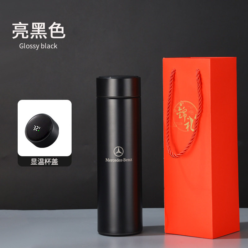 304不锈钢保温杯LOGO刻字智能显温水杯商务活动礼品杯子定制礼盒