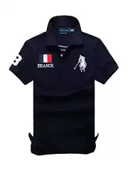 Cross-Border Summer Polo Shirt Men's New Half-Sleeved Men's Casual Short-Sleeved Business Lapel T-Shirt Malaysian Casual Wear