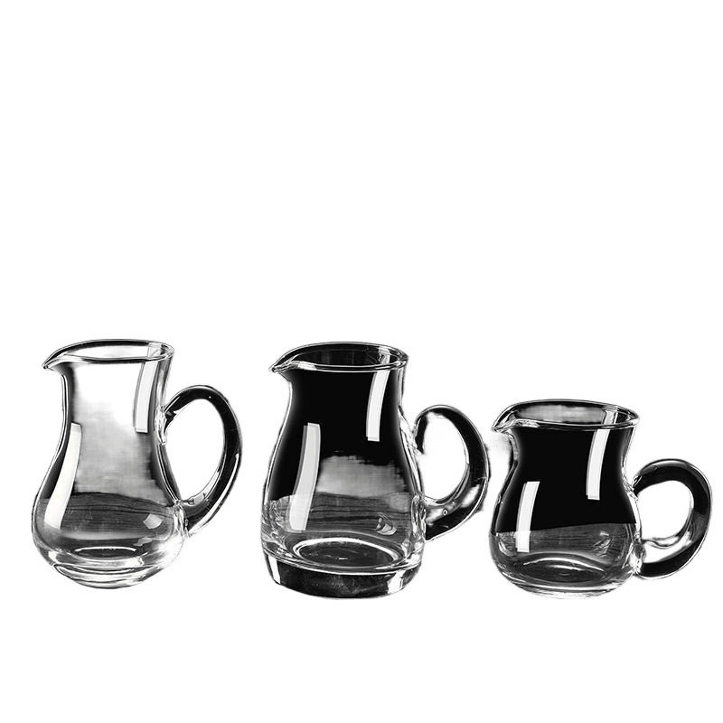 Glass Liquor Dispenser Set for Home Use, Thickened Liquor Pourer with Scale, Small Crystal Wine Glass Set