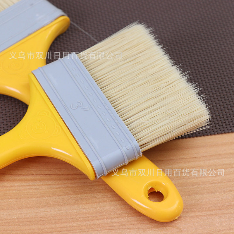 Plastic Handle Barbecue Brush Household Encrypted Long Hair Cleaning Brush Non-shedding Paint Brush Putty Brush Spot Wholesale