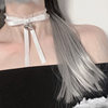 Lace Bell Collar Women's Neck Strap Choker Neck Christmas Clavicle Chain Necklace Neck Ring Bow