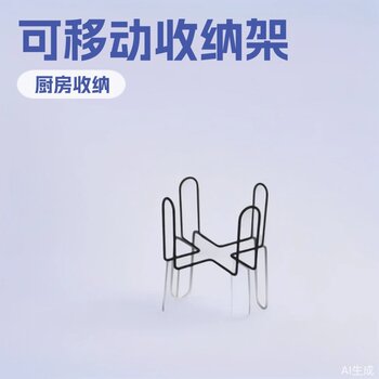 Drawer Divider Kitchen Storage Rack Wrought Iron Storage Cabinet Kaisheng Carbon Steel Floor-Standing European Style Black