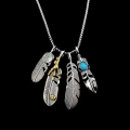 18#Feather necklace