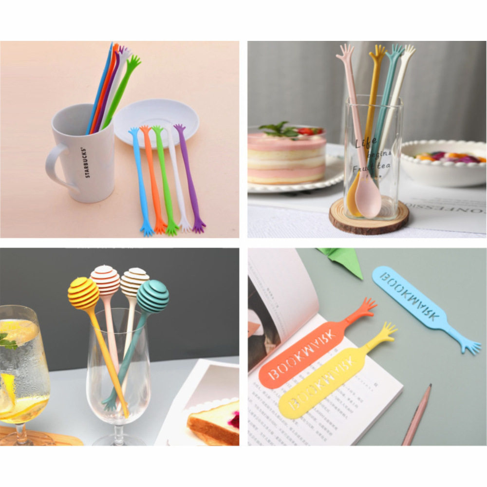 Lojas (4 Pack) Children Student Hand Bookmark Graduation Gift Wenchuang Cartoon Souvenir Bookmark Bookmark