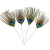 Ear picking Peacock hair hibiscus hair silver needle Peacock King sweep face hibiscus pestle hand professional ear picking tool Peacock hair wholesale