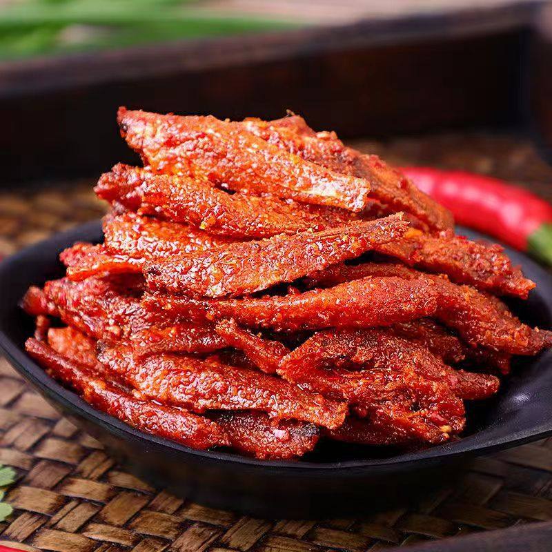 Sanlihe Sauce Fish 12g Sweet and Sour Spicy Various Flavors Ready-To-Eat Small Fish Snacks Freshwater Fish