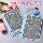 Чистая знаменитость в прямом эфире транслирует новый год лошади nail art transfer стальная пластина пони фейерверк шаблон для печати ногтей nail art tool mini 2