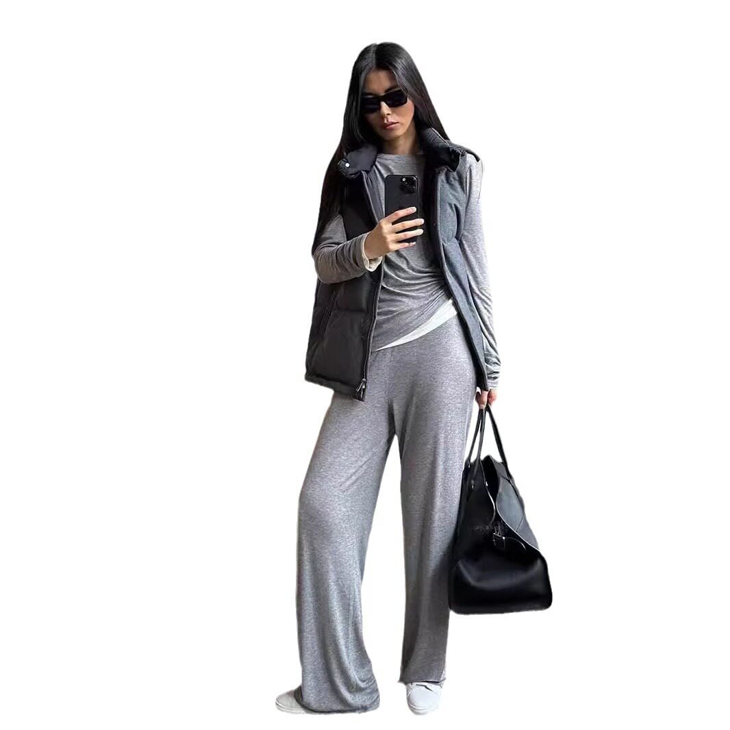 Womens 3 Piece Set Loose Long Cardigan Cami Top and Mini Skirt Casual Chic Style for Spring Summer Wholesale