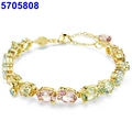 Green pink gold dopamine bracelet