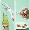 Japan komeki.9140. Household kitchen scissors stainless steel blade 2mm thick multi-use food scissors