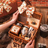 Hand Grinder, Hand-Cranked Coffee Machine, Coffee Bean Grinder, All-In-One Small Household Portable Gift Box Set