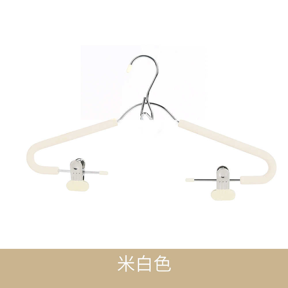 Seamless Sponge Hanger Home Hanging Multi-functional Non-slip Horse-faced Skirt Clip Hanfu Hanging Hanger Good-looking and Easy to Use