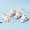Baby shoes 0-3-12 months 6 to 1 year old step front shoes spring and summer thin elastic buckle soft bottom shoes for boys and girls