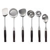304 Stainless Steel Kitchen Cooking Tools Chicken Wing Wood Handle Cooking Spoon Spatula Pot Spoon Household Multi-Piece Gift Set