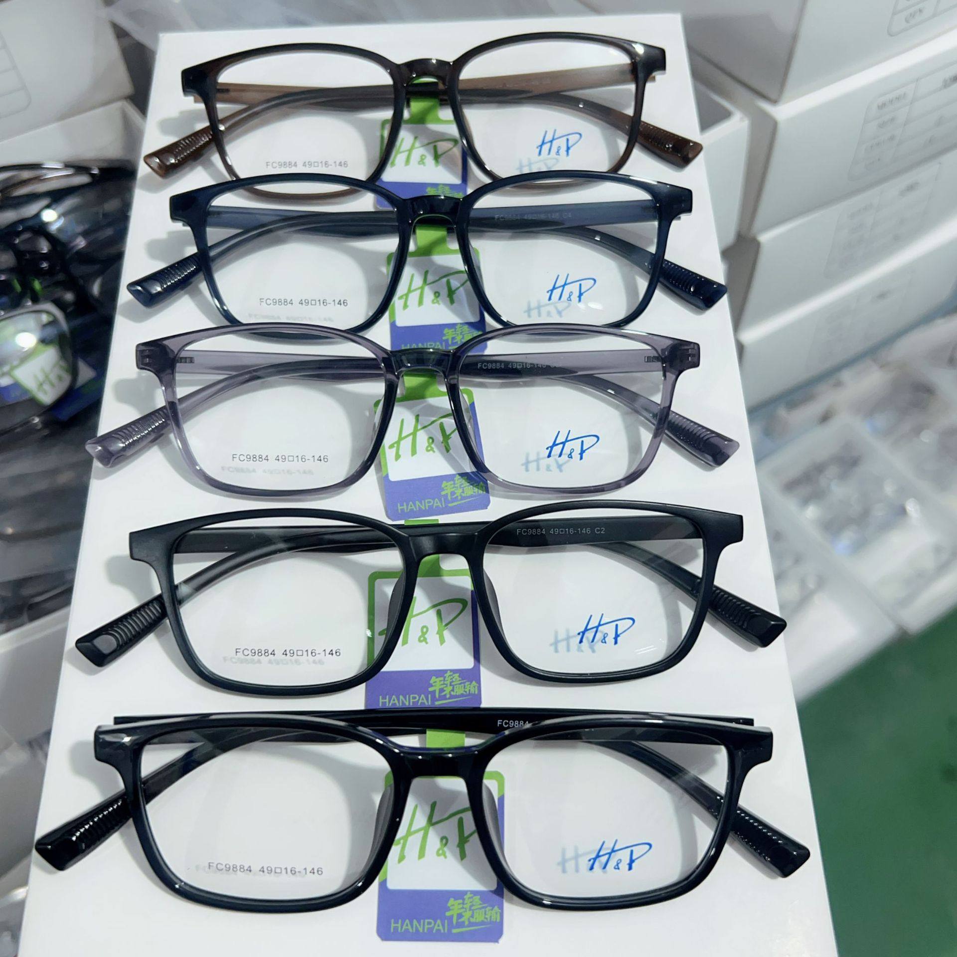 New Teenager TR90 Glasses Frame Metal Hinge Men's and Women's Box Round Frame Can Old Flower Myopia Glasses Frame Plate