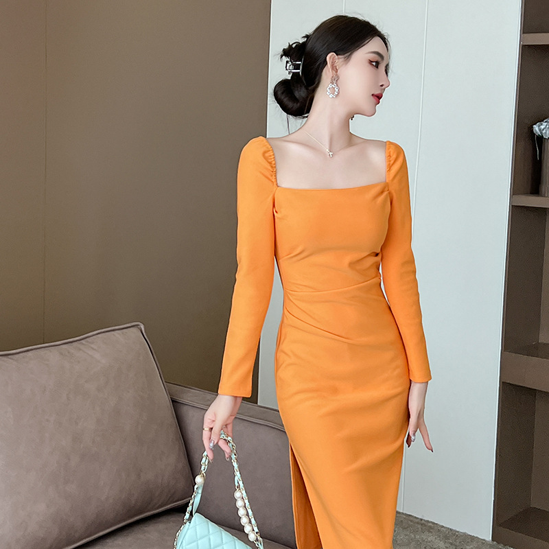 (Mới) Mã B0841 Giá 980K: Váy Đầm Liền Thân Dáng Dài Nữ Chtdng Dáng Ôm Body Gợi Cảm Sexy Hàng Mùa Xuân Thu Đông Thời Trang Nữ Chất Liệu G03 Sản Phẩm Mới, (Miễn Phí Vận Chuyển Toàn Quốc).