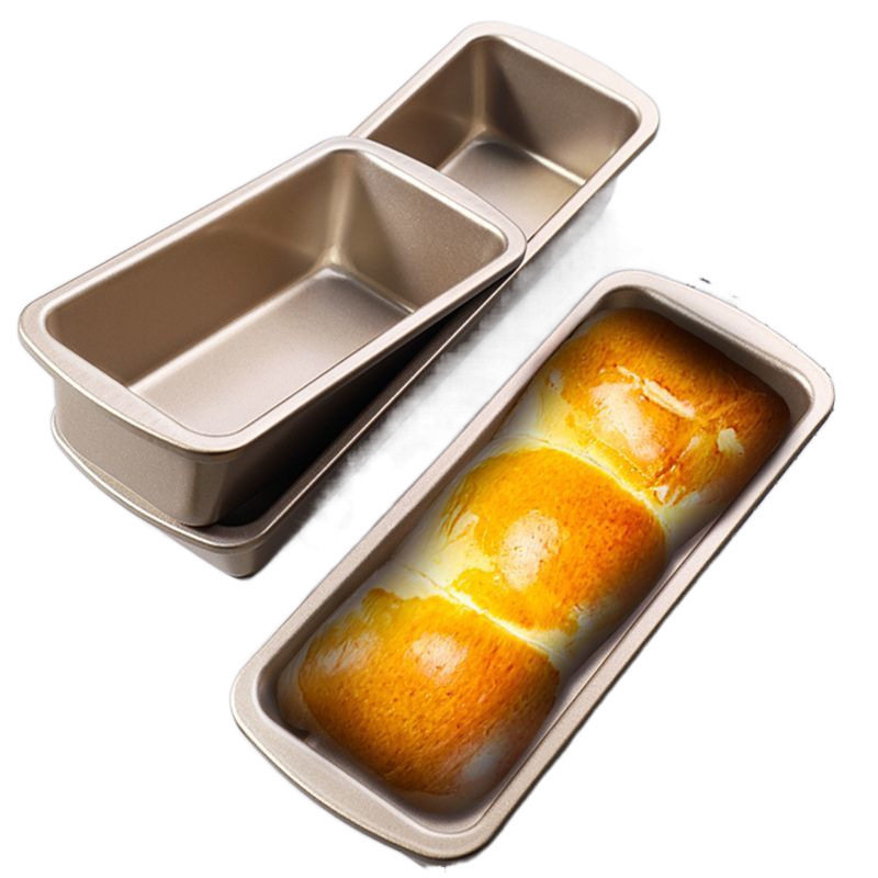 Manufacturer Pound Cake Bread Mold Rectangular Non-Stick Long Small Toast Box Commercial Oven Household Baking Pan Baking