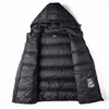 Winter New Simple All-match Hooded Down Jacket Men's Thickened Middle-aged and Young People's Cold-proof Warm Fashionable Bread Down Jacket
