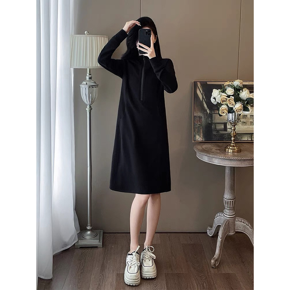 (Mới) Mã B9794 Giá 1070K: Váy Đầm Liền Thân Dáng Dài Nữ Doreic Mũ Liền Hàng Mùa Xuân Thu Đông Thời Trang Nữ Chất Liệu G03 Sản Phẩm Mới, (Miễn Phí Vận Chuyển Toàn Quốc).