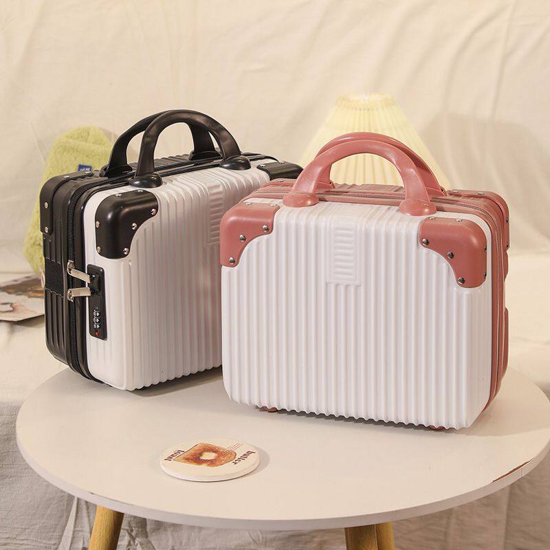 16 inch portable case small luggage cosmetic bag storage companion gift box travel sleeve pull rod 14 inch