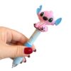 Stitch Gel Pen Cute Doll Pendant Pen Primary School Student Gift Prize Press Pen Foreign Trade Cross-Border Wholesale.