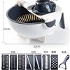 Dropshipping Vegetable Cutter Household Potato Shredder Slicing Radish Grater Drain Basket Kitchen