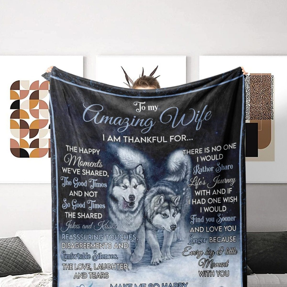 Letter explosion printing explosion flannel blanket for envelope gift Amazon 3D digital wife ins