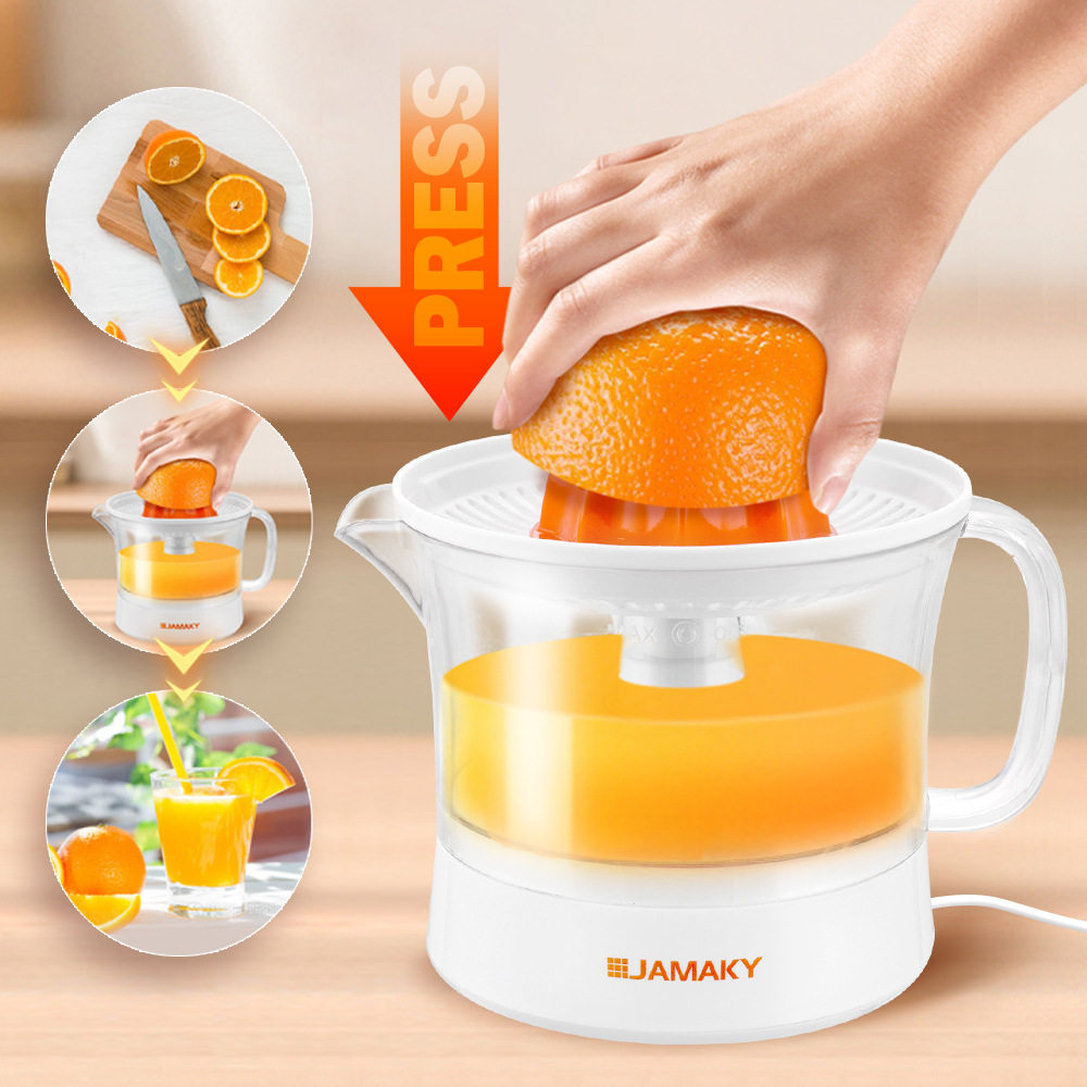 JAMAKY Orange Juice Squeezer Orange Electric Small Household Orange Juice Slag Separator Squeezer