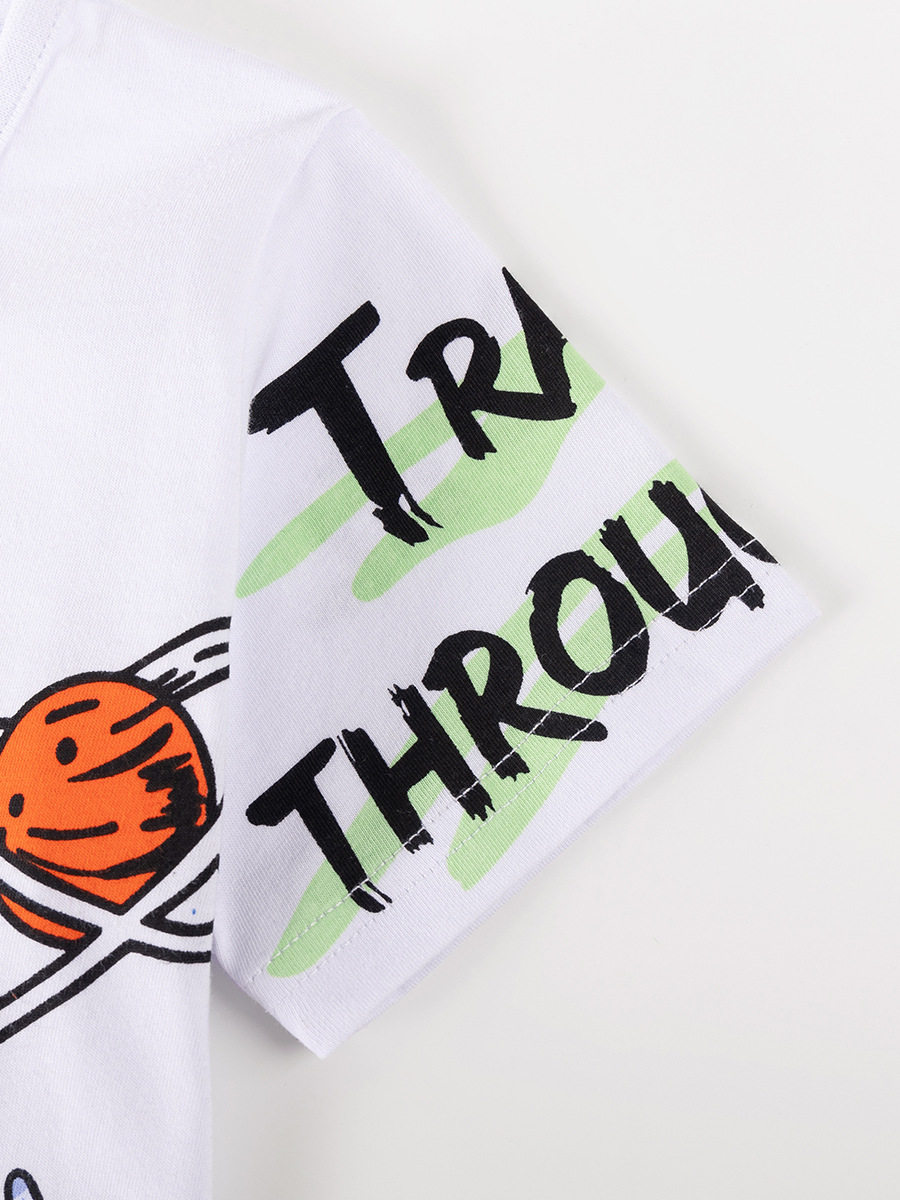 [Style] Boys' Set Wholesale, Summer Short-sleeve Fashion Kids' Outfit