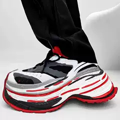 Paris 16XL Dad Shoes Thick-Soled Height-Increasing Men's Shoes Women's 2024 Summer New Breathable Mesh Casual Sports Shoes Trend
