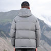 Men's Winter down Jacket with Hood, Thickened and Warm, 90% White Duck Down, Trendy Brand, Winter-Proof Casual Men's Coat