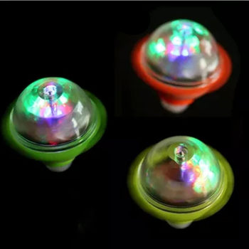 Highlight Friction Lace Flash Gyro Children's Traditional Small Toy Stall Hot Selling Explosive Supply Luminous Gyro