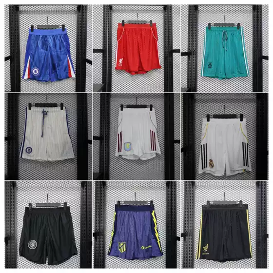 25-26 Season Club Popular Player Edition Shorts Real Madrid Manchester United Chelsea Men's Sports Training Shorts
