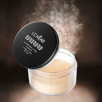 Original Factory Product: Lei Qi Setting Loose Powder, Non-Caking, Dual-Use for Dry and Wet Application, 40g, Soft Mist Matte Finish