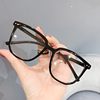 Plain anti-blue light plain glasses Internet celebrity same style glasses large frame slimming glasses frame men and women same style myopia glasses frame