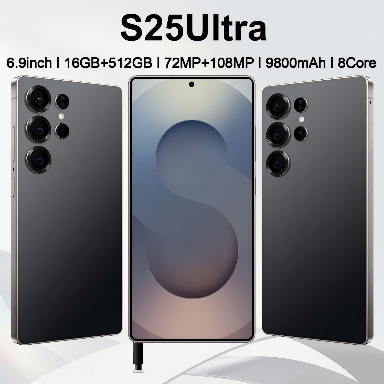 Cross-border mobile phone S25 Ultra smartphone 16+512GB bran...