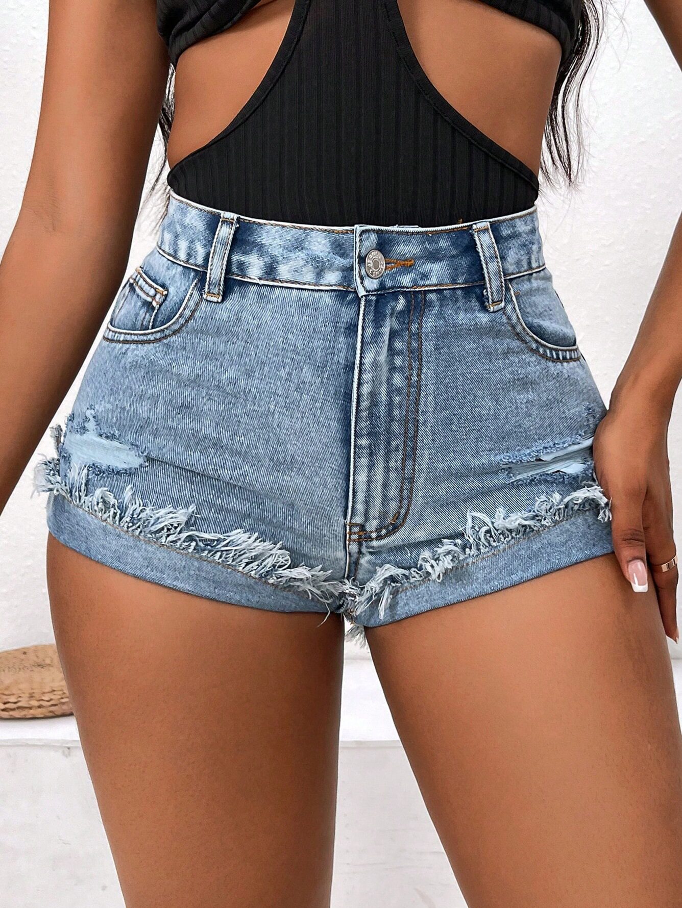Slim Fit Denim Shorts Sexy Casual Style Perfect for Summer Outings Wholesale Available OEM ODM service