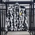 Barcelona hooded black and white