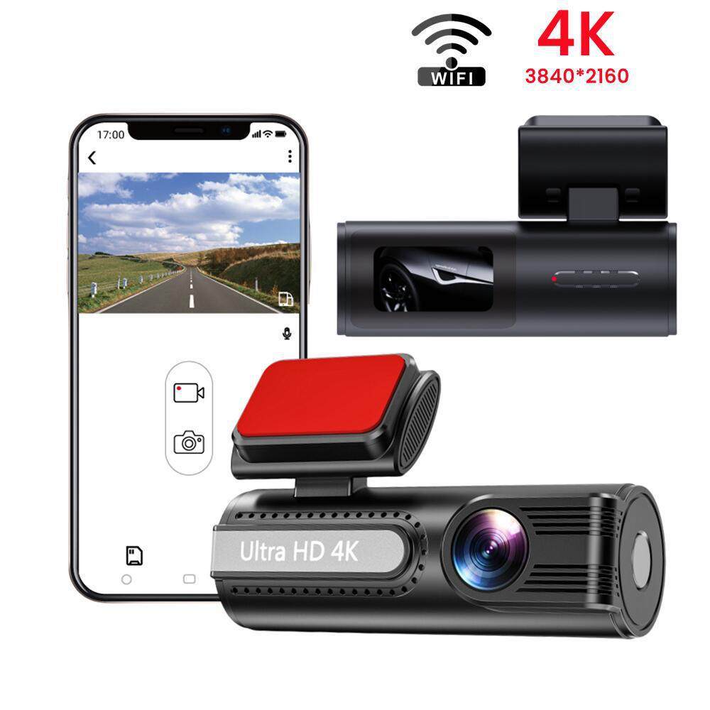 Cross-Border Lipstick Machine Driving Recorder 4K Ultra-High Definition Wifi Mobile Phone Interconnection Gps Front and Rear Dual Recording Car Camera