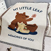 Cartoon bear blanket sofa blanket sofa towel nap blanket cute bear single chair blanket cotton blanket