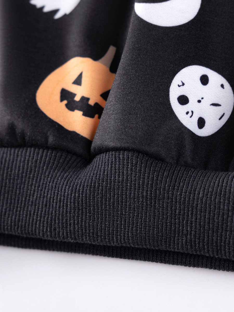 Boys' Autumn Set, Halloween Kids' Outfit, Stylish Baby Fall Wear