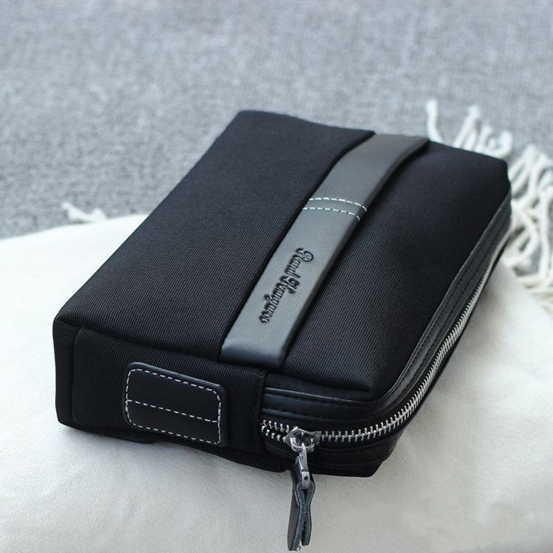 New Arrival Canvas Handbag Clutch Clutch Bag Large Capacity Trendy Korean Style Summer Men's Oxford Cloth Wallet