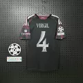 Two away fan edition printed no. 4 + champions league armband