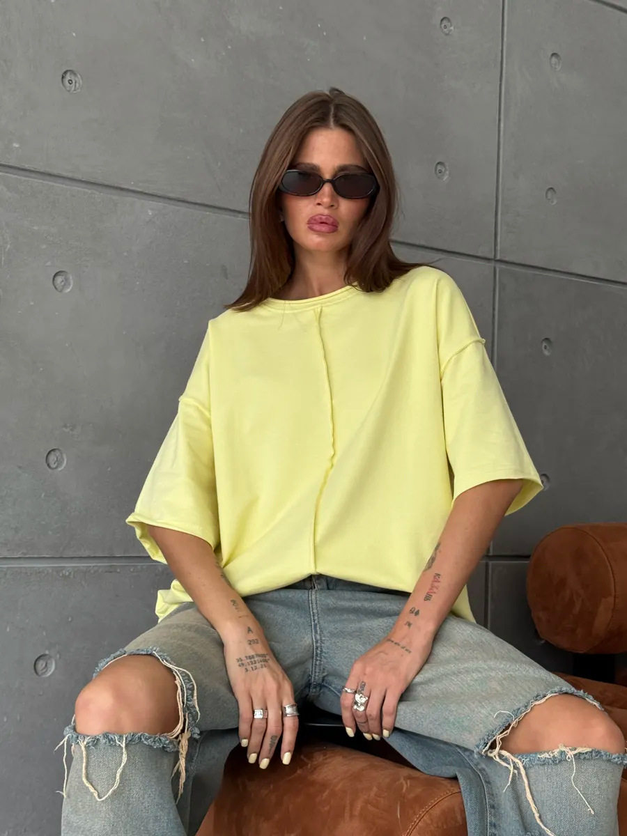 Womens Loose Fit Distressed Cotton Long Sleeve T Shirt Soft Knit Fabric Casual Style Spring Summer Wear Wholesale