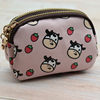 New Korean Style Printed Double Zipper Cute Large Capacity Wallet Student Coin Purse Id Card Holder Storage Bag for Women